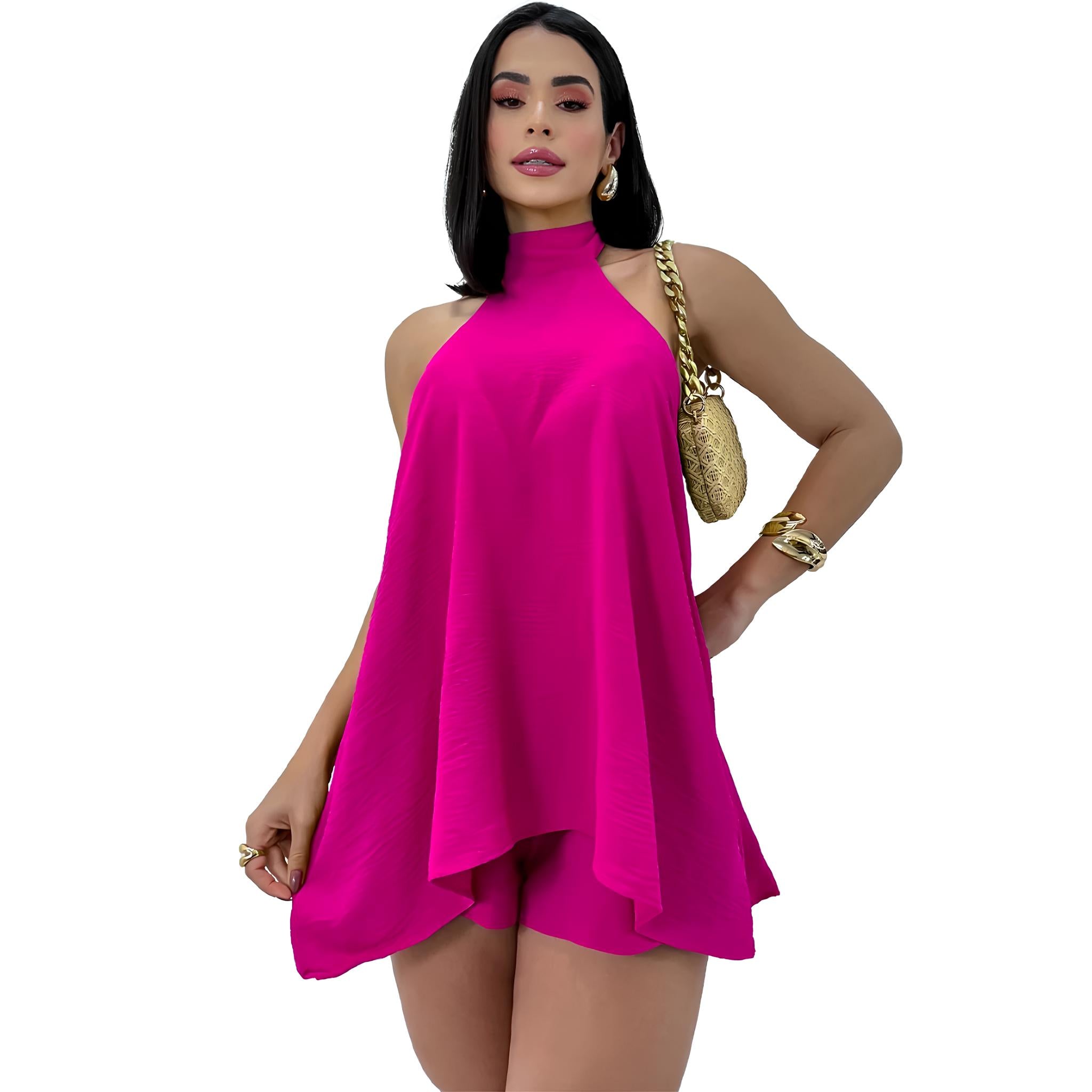 Macaquinho Feminino Soltinho Frente Única Mullet – Elegância, Conforto e Caimento Perfeito