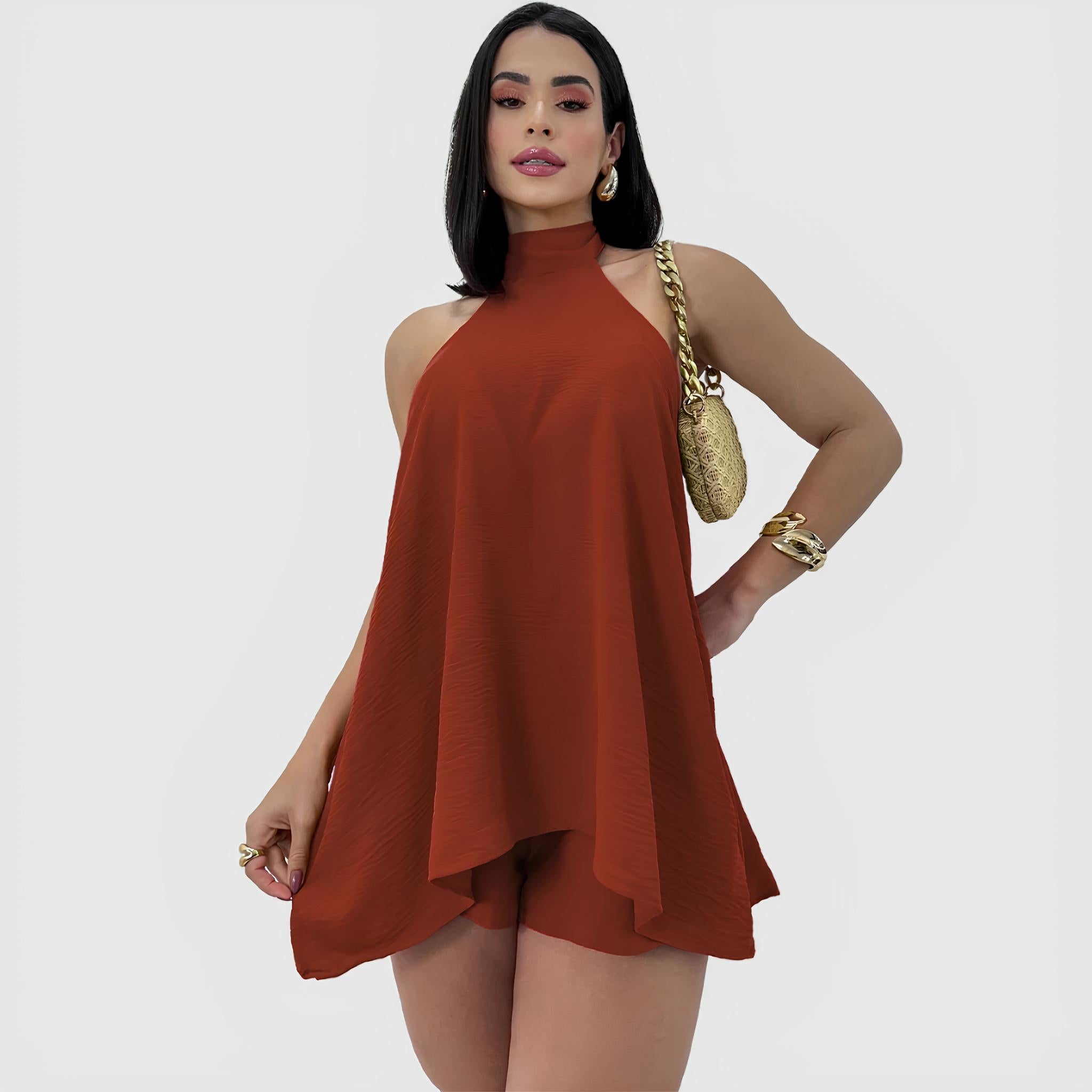 Macaquinho Feminino Soltinho Frente Única Mullet – Elegância, Conforto e Caimento Perfeito