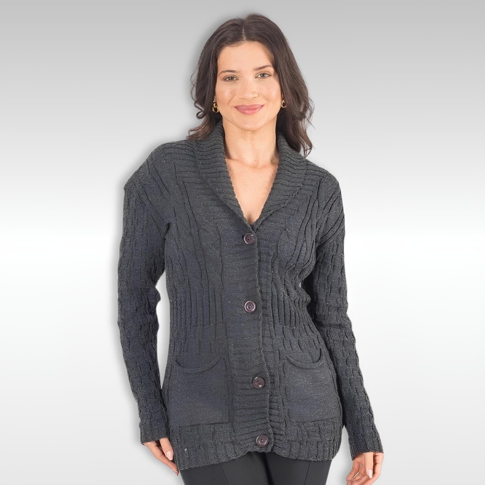Casaco de Lã Feminino Élise – Longo, Quentinho e Sofisticado para o Inverno | Rivale