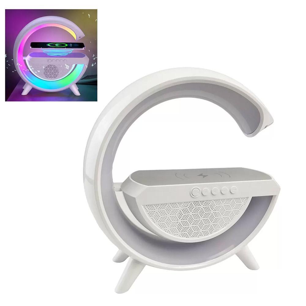 Caixa de Som Bluetooth/Luminária/Carregador - Prático 3 em 1